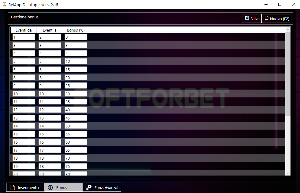 Bet App Desktop anteprima