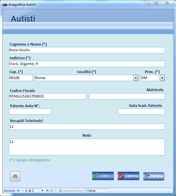 Gestionale autonoleggio anteprima