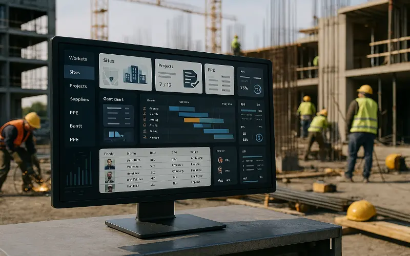 Cantiere Cloud per gestione cantieri, documenti, accessi e attività operative